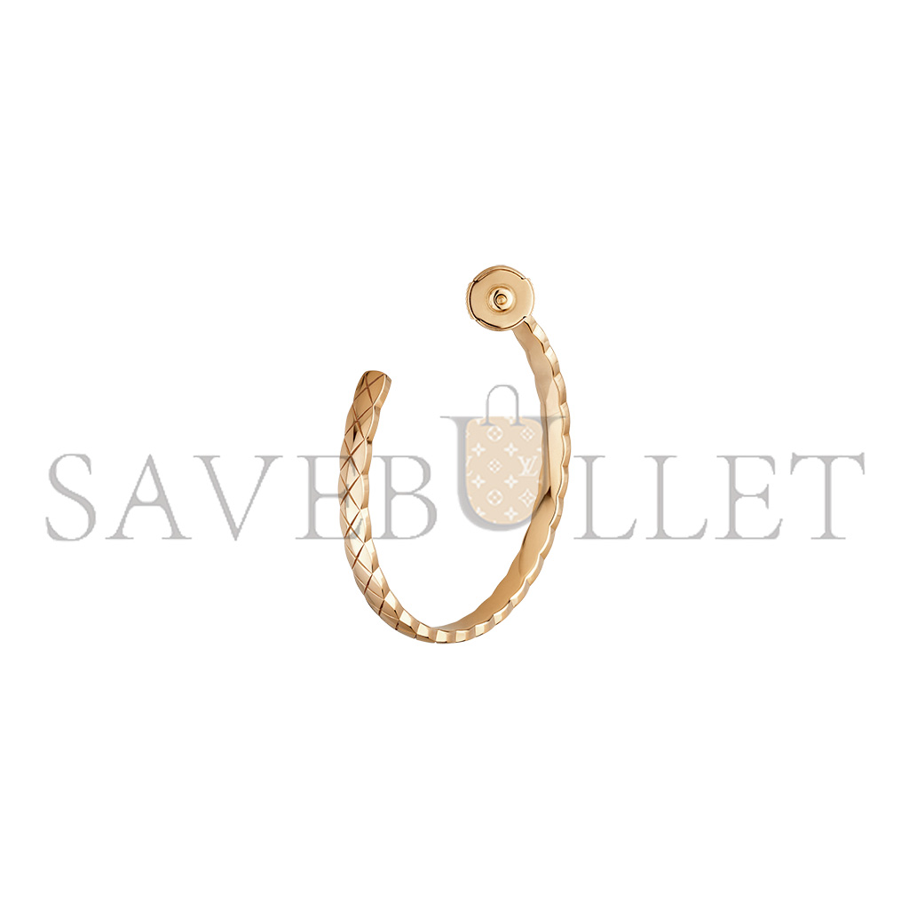 Ch*el coco crush hoop earrings j12092